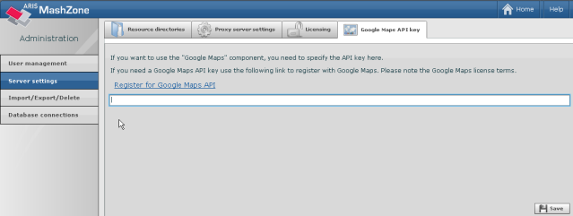 What is a google maps api key